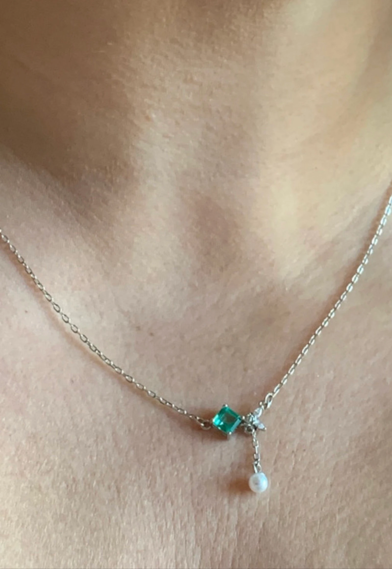 Collar topacio y perla  – photo 6